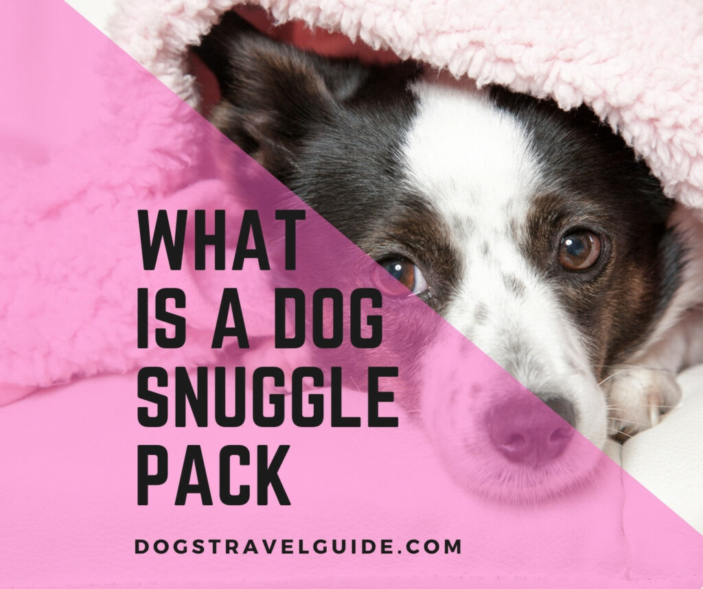 dog snuggle sack