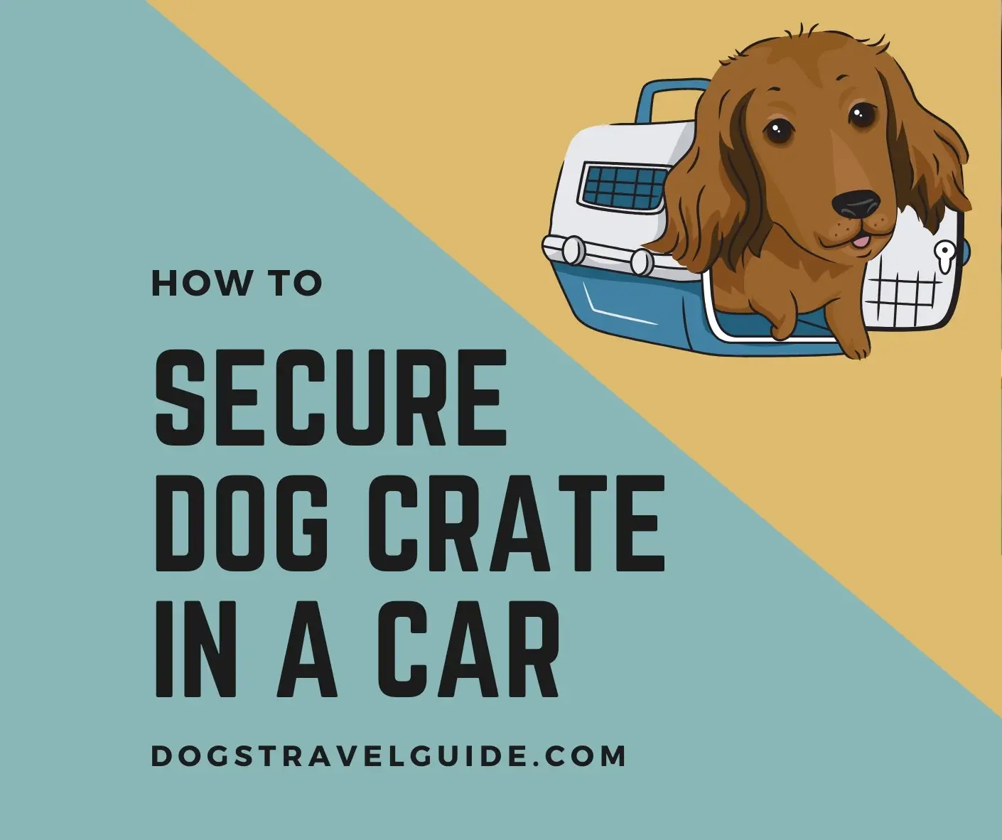 How To Secure Dog Crate In Car? - Dogs Travel Guide